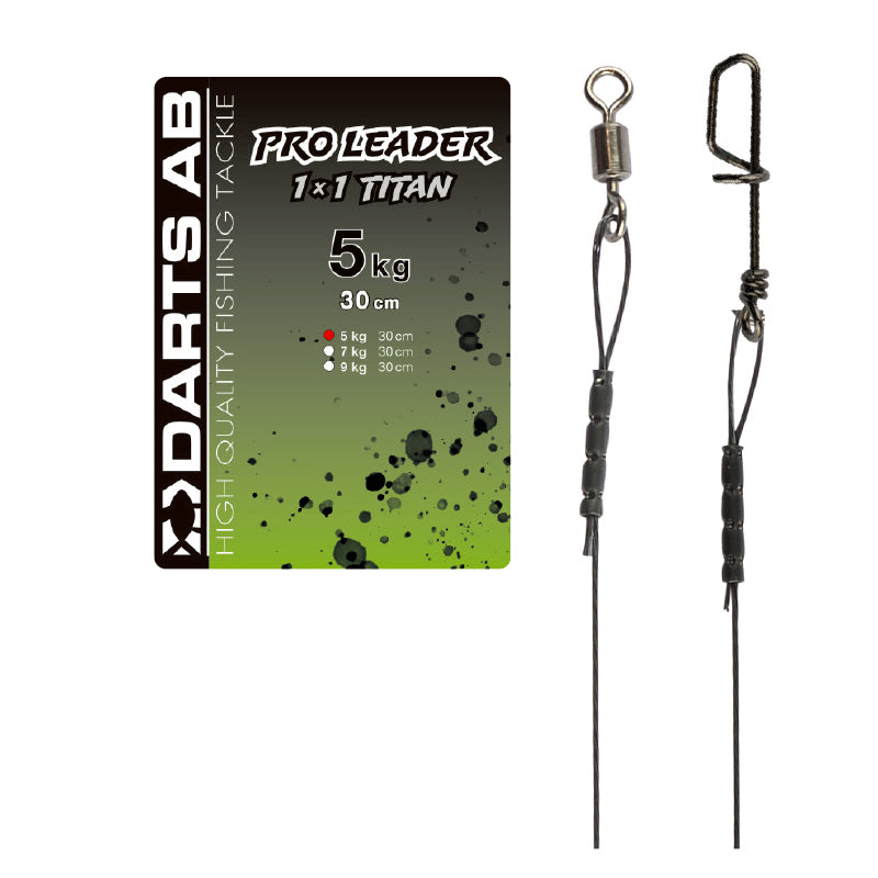 Titanium tab "Clip Lock" 7kg/30cm 2-pack