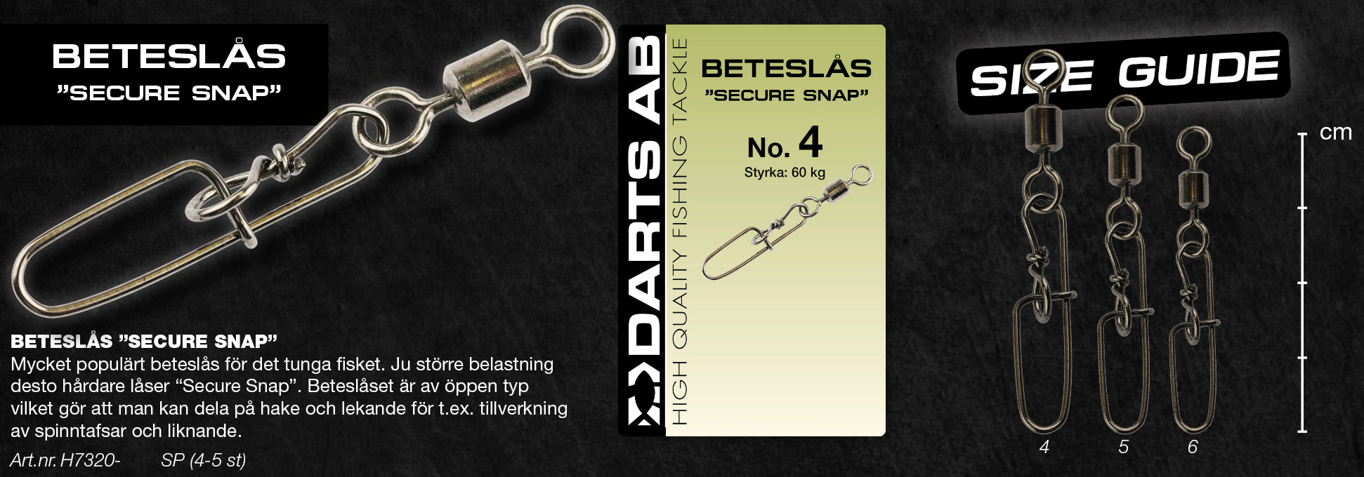 Snap "Secure Snap" No. 6 5-pack