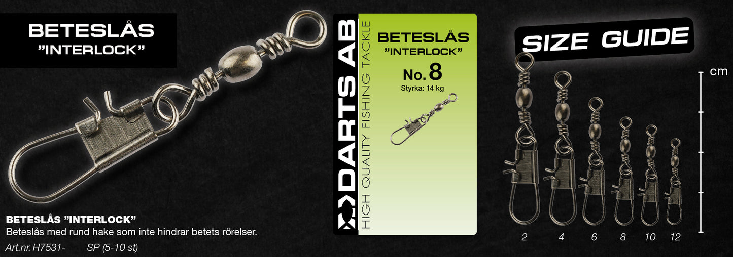 Bait lock "Interlock" no4 6-pack